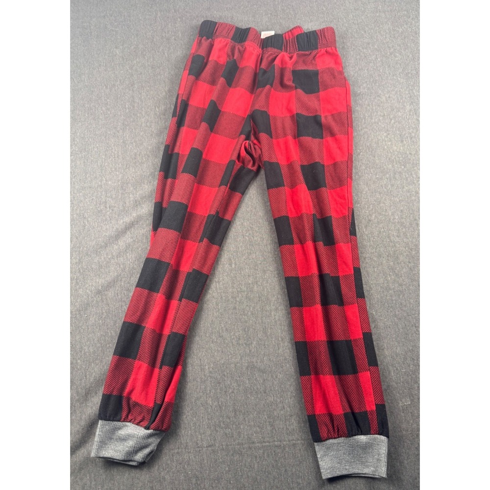 North Pole Kids Buffalo Plaid Pajama Pants Girls Sleepwear Size S 7/8‎